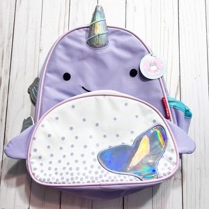 Kid’s Skip and Hop Zoo Narwhal Book Bag